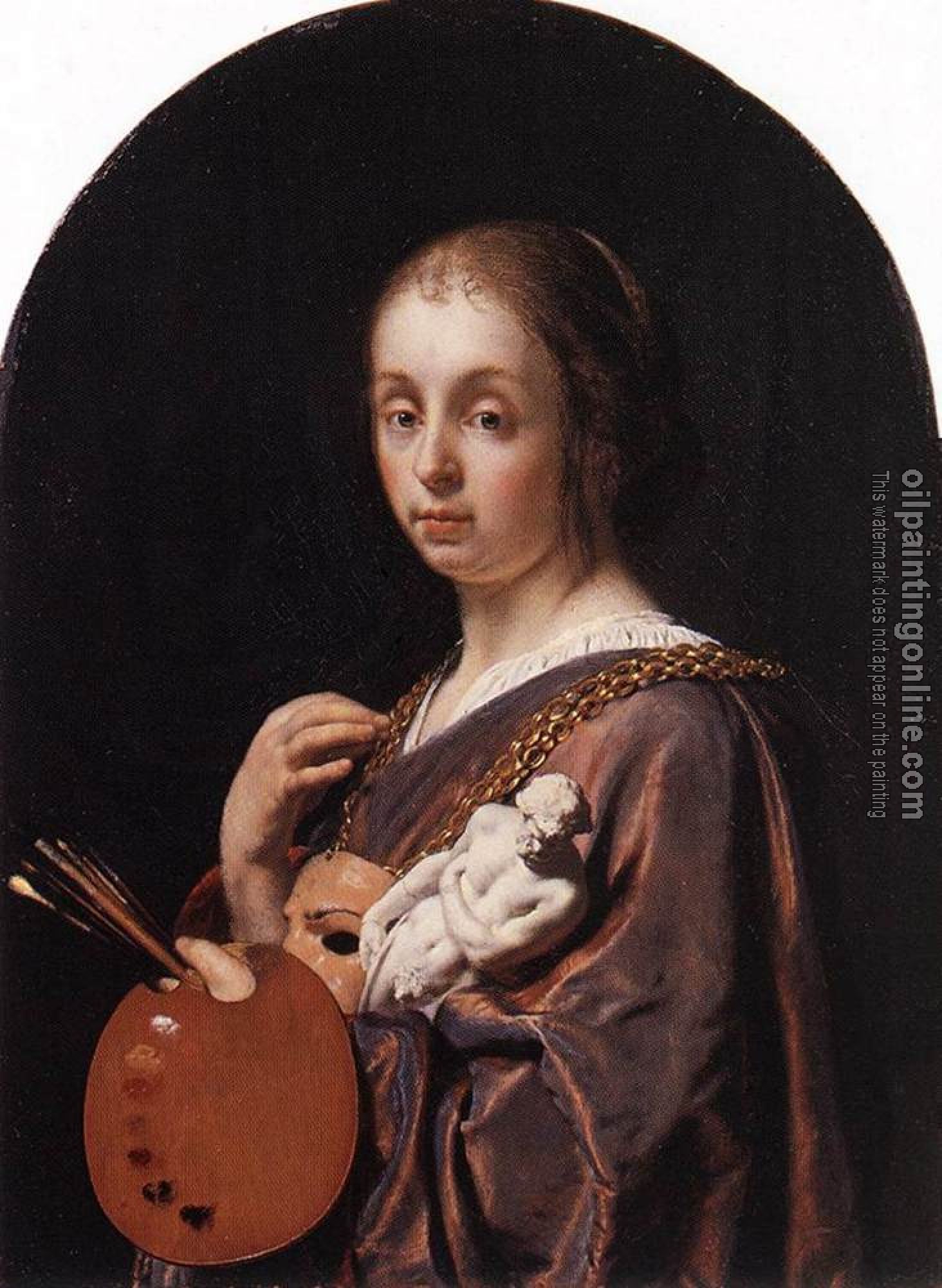 Frans van Mieris the Elder - Pictura An Allegory of Painting